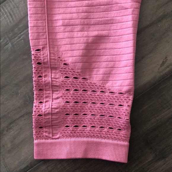 GYMSHARK Dusty Rose Energy Seamless Leggings - Picture 7 of 9